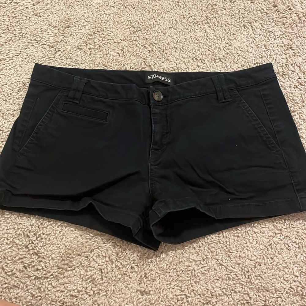 Express Black Shorts